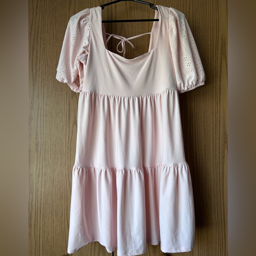 BCBG Paris eyelet dress